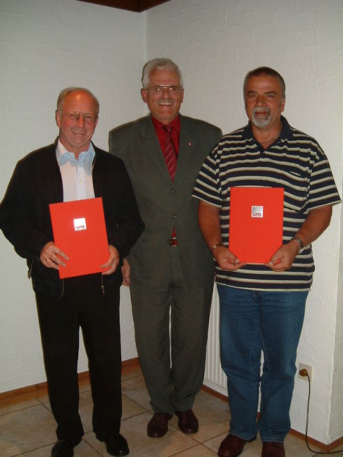 Mitgliederehrung August 2007
